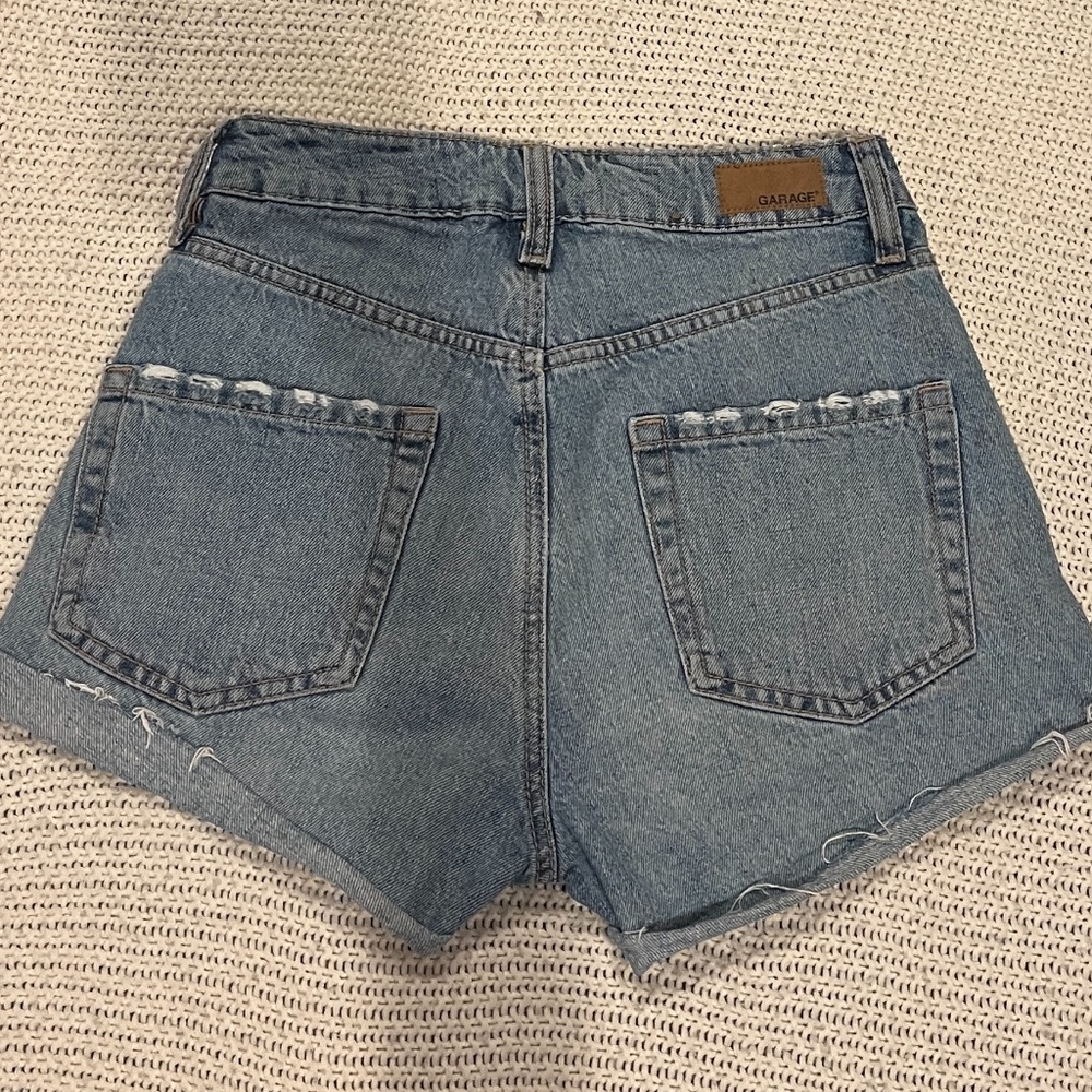 Garage denim shorts